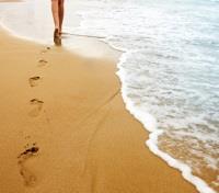 Footprints in the sand...